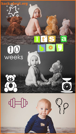 Baby Milestones - Photo Editor screenshot