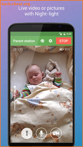 Baby Monitor 3G (Trial) screenshot