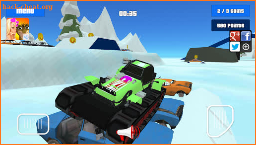 Baby Monster Truck Ice Fun Pro screenshot