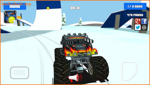 Baby Monster Truck Ice Fun Pro screenshot