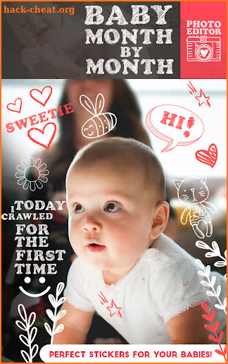 Baby Month by Month Photo Editor screenshot