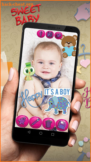 Baby Month Stickers - Baby Monthly Photo App screenshot
