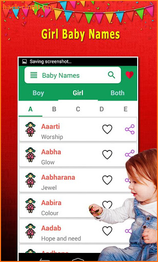 Baby Names And Meaning 2019 screenshot