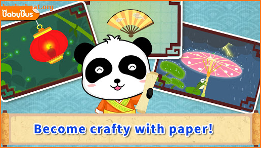 Baby Panda Papermaking screenshot