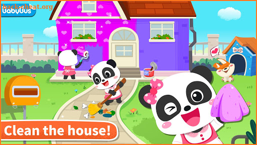 Baby Panda' s House Cleaning screenshot