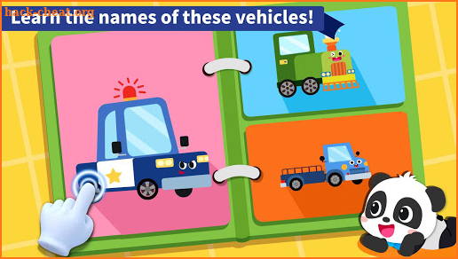 Baby Panda's Book of Vehicles screenshot