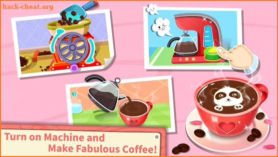 Baby Panda's Café- Be a Host of Coffee Shop & Cook screenshot