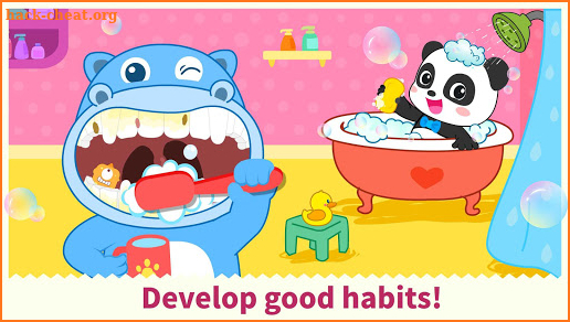 Baby Panda's Care: Safety & Habits screenshot