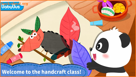 Baby Panda's creative collage design screenshot