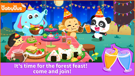 Baby Panda's Forest Feast - Party Fun screenshot