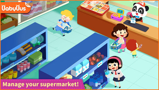Baby Panda's Town: Supermarket screenshot