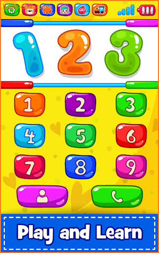 Baby Phone for toddlers - Numbers, Animals & Music screenshot