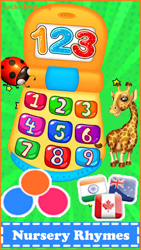 Baby phone toddler games -Numbers, Animals & Music screenshot