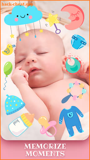 Baby photo editor screenshot