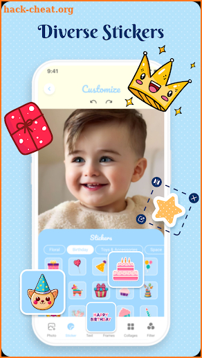 Baby Photo Editor & Baby Story screenshot