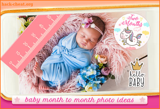 Baby Photo Editor Month by Month screenshot
