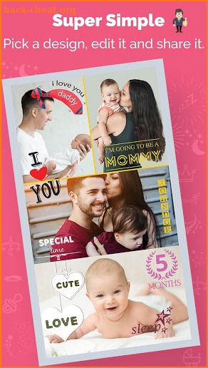 Baby Photo Editor, Pregnancy Collage Maker screenshot