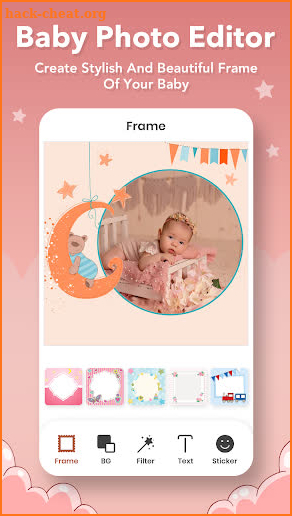 Baby Photo Editor : Tootsie Baby Photo screenshot