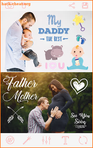Baby Photo Stickers screenshot