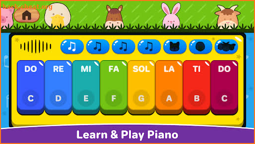 Baby Piano & Kids Music Games screenshot