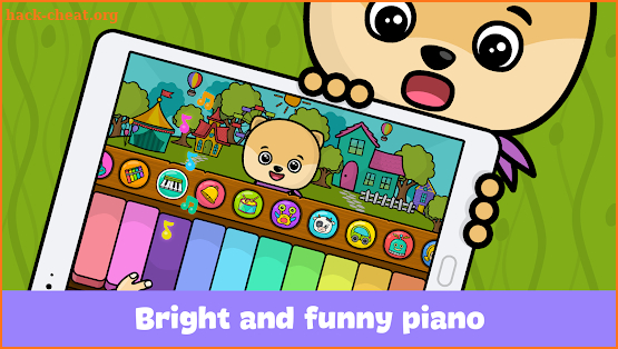 Baby piano and music games for kids and toddlers screenshot