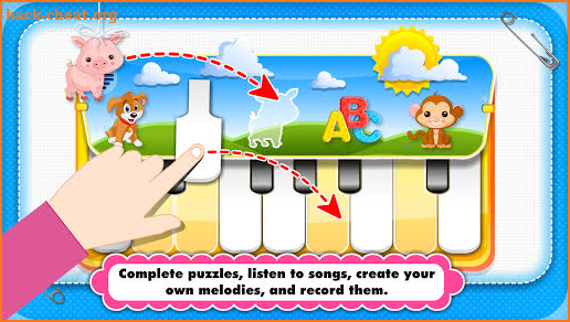 Baby Piano games for 2+ year olds Toddler Kids screenshot