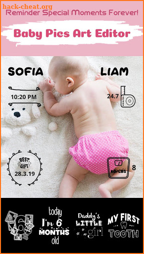Baby Pics Photo Editor screenshot