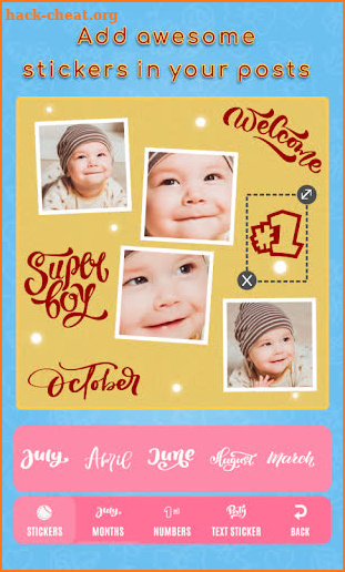 Baby Pics : Stories & Collages screenshot
