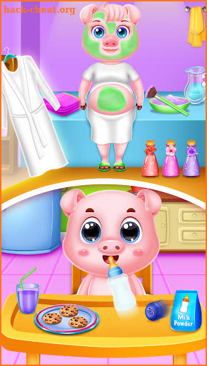 Baby pig mommy newborn screenshot