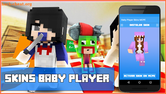 Baby Player Addon Skins MCPE screenshot