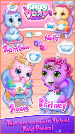 Baby Pony Sisters - Virtual Pet Care & Horse Nanny screenshot