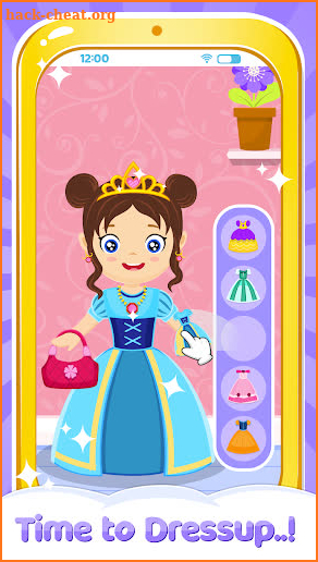 Baby princess phone game screenshot