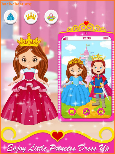 Baby Princess Phone - Princess Baby Phone Games screenshot