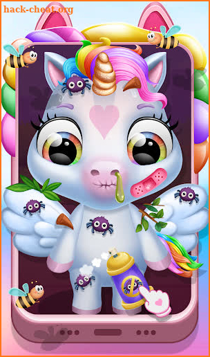 Baby Princess Unicorn Phone screenshot