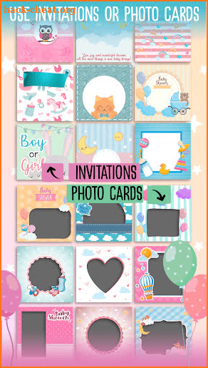 Baby Shower Invitation Maker 🍼 Card Creator 2020 screenshot