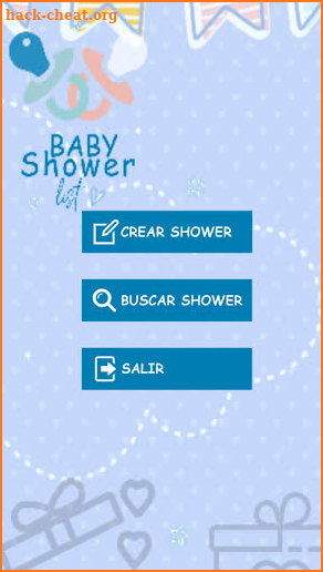 Baby shower list screenshot