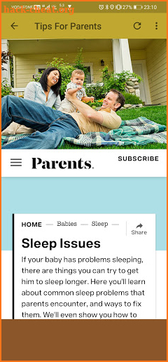 Baby Sleep Lullaby And Parenting Tips screenshot