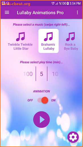 Baby Sleep-Lullaby, Animations, White Noise Pro screenshot