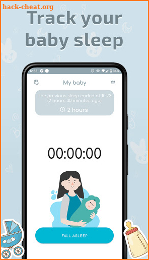 Baby sleep tracker screenshot
