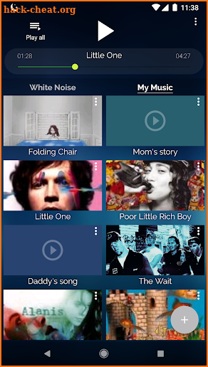 Baby Sleep - White Noise Lullaby Music Player Free screenshot