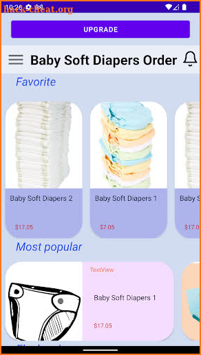 Baby Soft Diapers Order screenshot