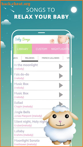Baby Songs & lullaby: sounds for bedtime & naptime screenshot