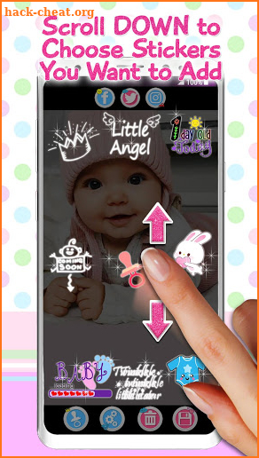 Baby Story Photo Editor 👶 Milestones for Babies screenshot
