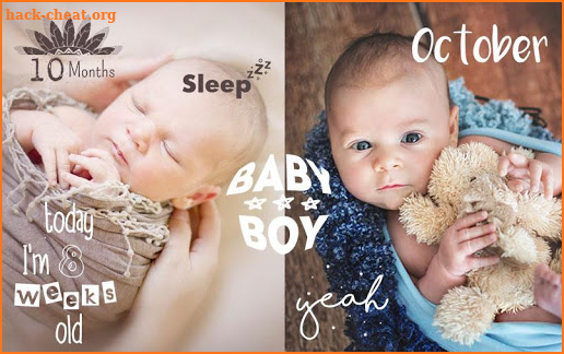 Baby Story Photo Editor Pro screenshot