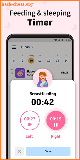 Baby Tracker, Feeding, Diaper Changing for Newborn screenshot