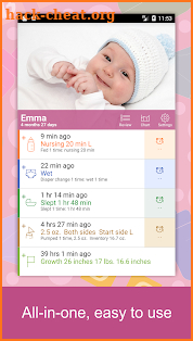 Baby Tracker - Newborn Feeding, Diaper, Sleep Log screenshot