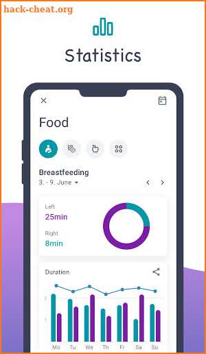Baby Tracker - Sleep, Breastfeeding, Food, Diaper screenshot