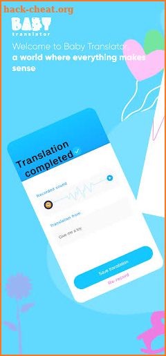 Baby Translator & Cry Analyzer screenshot