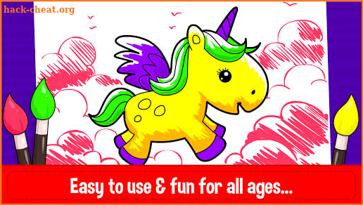 🦄 Baby Unicorn Coloring Book for Preschool Kids screenshot