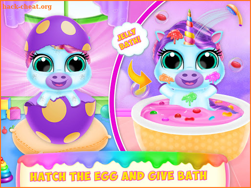 Baby Unicorn Pet Nursery - Care and Dress up screenshot